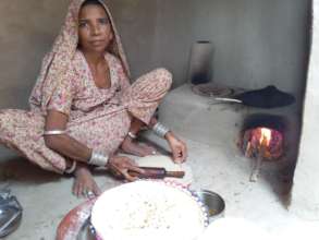 Women happy to use AHD Model Cooking stove