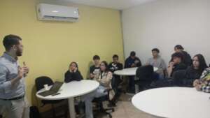 Youth attending career talks