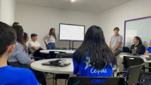 Youth meeting J&J volunteers