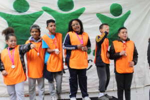 Kids enjoying the Vacation Olympics