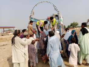 Distributing clean drinking water