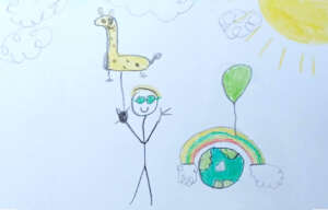 12y.o. Krzysztof dreams to go to the Moon and back