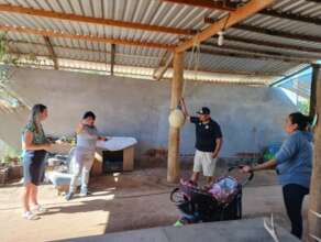 Visit to fishermen's families