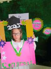 student on the annual day 2