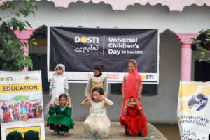 Girls students during a function