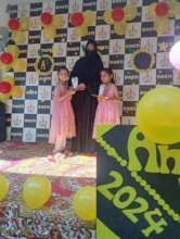 students with their teachers on the annual day