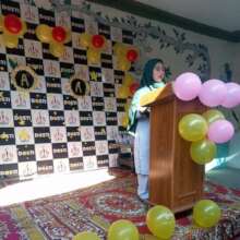 another student during speech