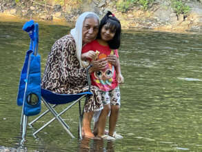 Lala, the head chef, and grandaughter