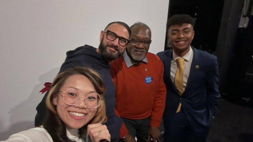 Molly, Jim, Jeremiah, and Vincent at Film Event