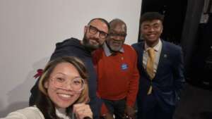 Molly, Jim, Jeremiah, and Vincent at Film Event