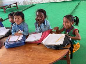 Laughing girls at Shehara School