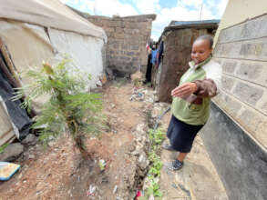 Ruth rented this waste land........