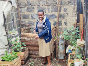 .....and turned it into a compost hub and garden