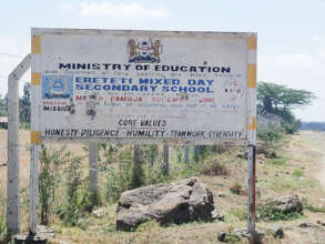 Eretiti school is on arid land and needs support