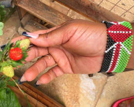 Roseanne is proud of her garden and strawberries