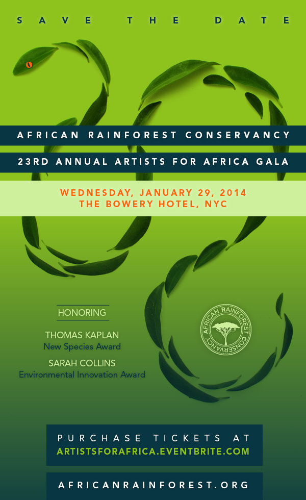 Artists for Africa fundraiser Invitation