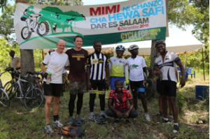 Cycling event Ruvu South Forest Reserve Dec 2015