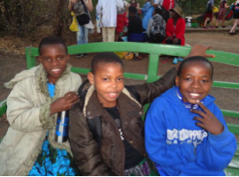 Students at Zamiba Festival of Action