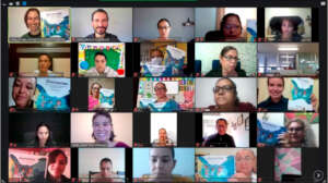 Online teacher-training session