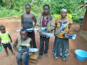 Distribution of farming tools in Biakato