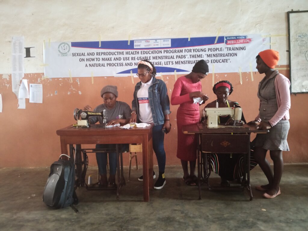PADS AND TRAINING FOR 250 GIRLS IN BAMENDA.