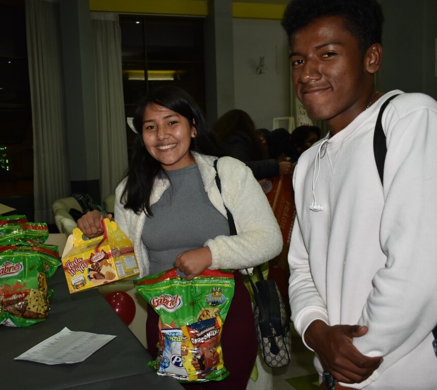 Christmas Baskets for the Students
