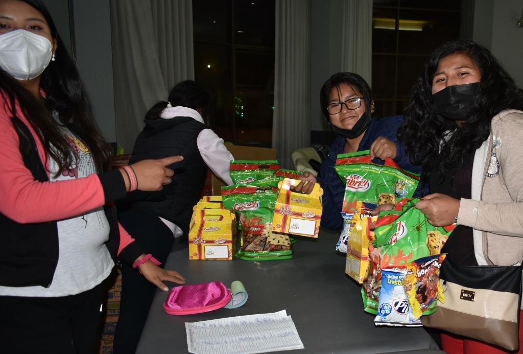 Christmas Baskets for the Students