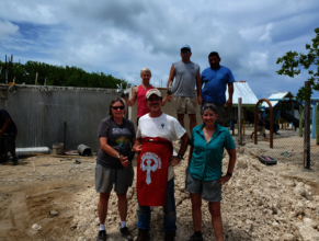 Volunteers gather for photo July 2021