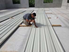 Sheet metal roof work for new Community Center
