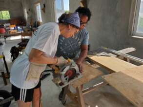 Construction in new Community Center