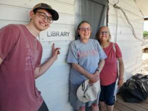 Library re-organization team