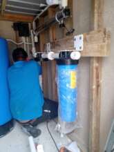 Cistern filter install