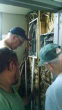Reviewing wiring at the main breaker