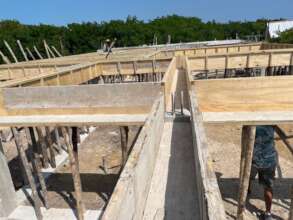 Community Center concrete frame construction (1)
