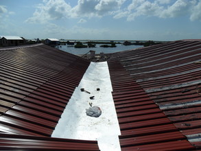 installing proper drainage on roof