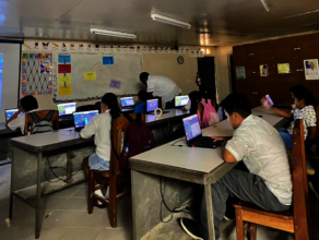 Computer lab -- powered partially by SVP system 1