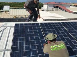 SESB technicians installing System 3