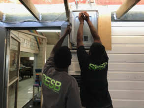 SESB repairmen at work