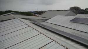 Rooftop View of some of our solar panels