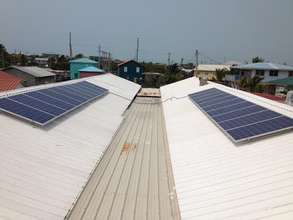 Phase 2 solar panels looking north