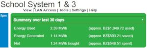 System 1_3 combined savings, March 2019
