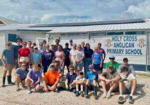 Volunteers at Holy Cross on SOLAR Acceptance day