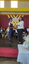 Outstanding Recipient collecting Award