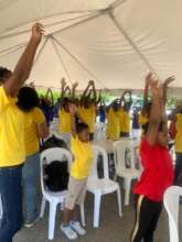 Students Team Building Exercise