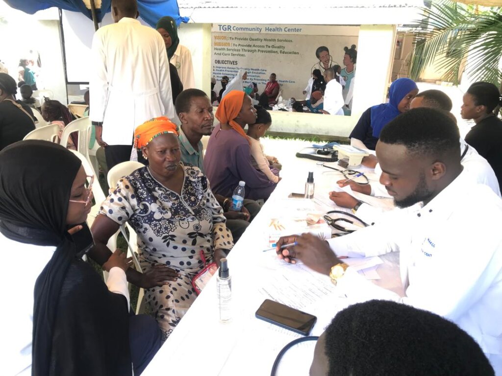TGR Medical Staff serving community