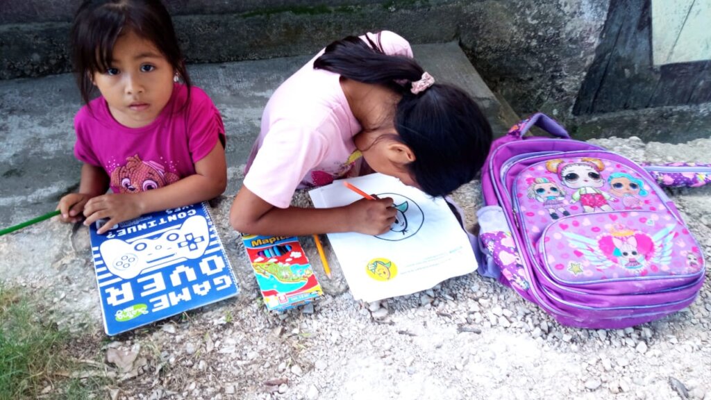 Little path to school: toy libraries