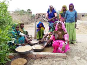 Food shortage in flood affected families