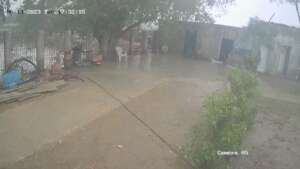 Cyclone effects rain started in Jati