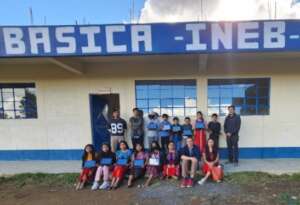 INEB, the first school receiving Novanet's service