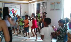 Kids enjoying their day in our foundation